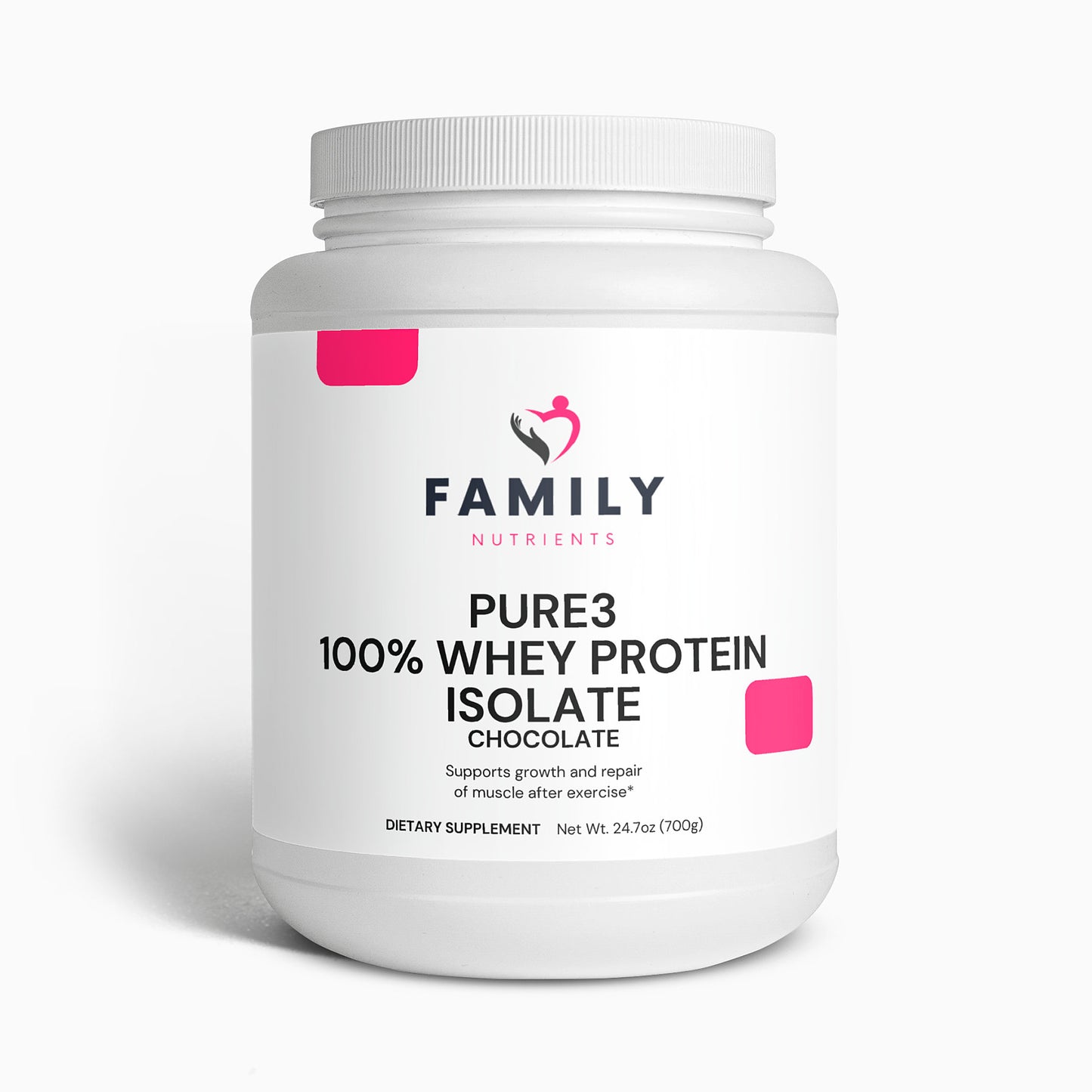 Pure3 100% Whey Protein Isolate (Chocolate)