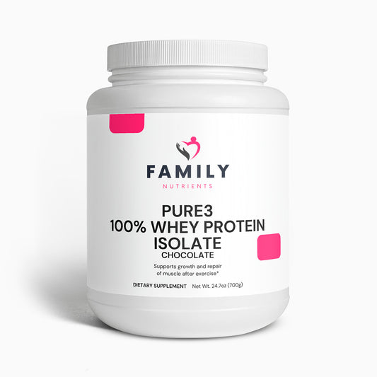 Pure3 100% Whey Protein Isolate (Chocolate)